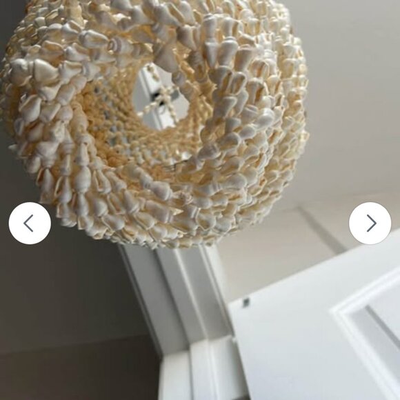 ✨ 🐚☀️Real Shell Hanging Light Ornament Pendant ✨ great condition - Picture 5 of 8